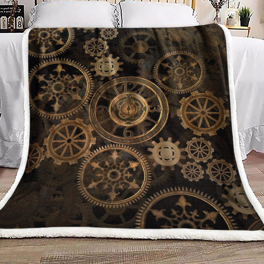 Steampunk ML0410177F Sherpa Fleece Blanket