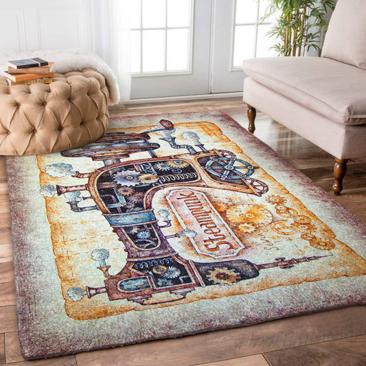 Steampunk Sewing Machine NT2310272R Rug