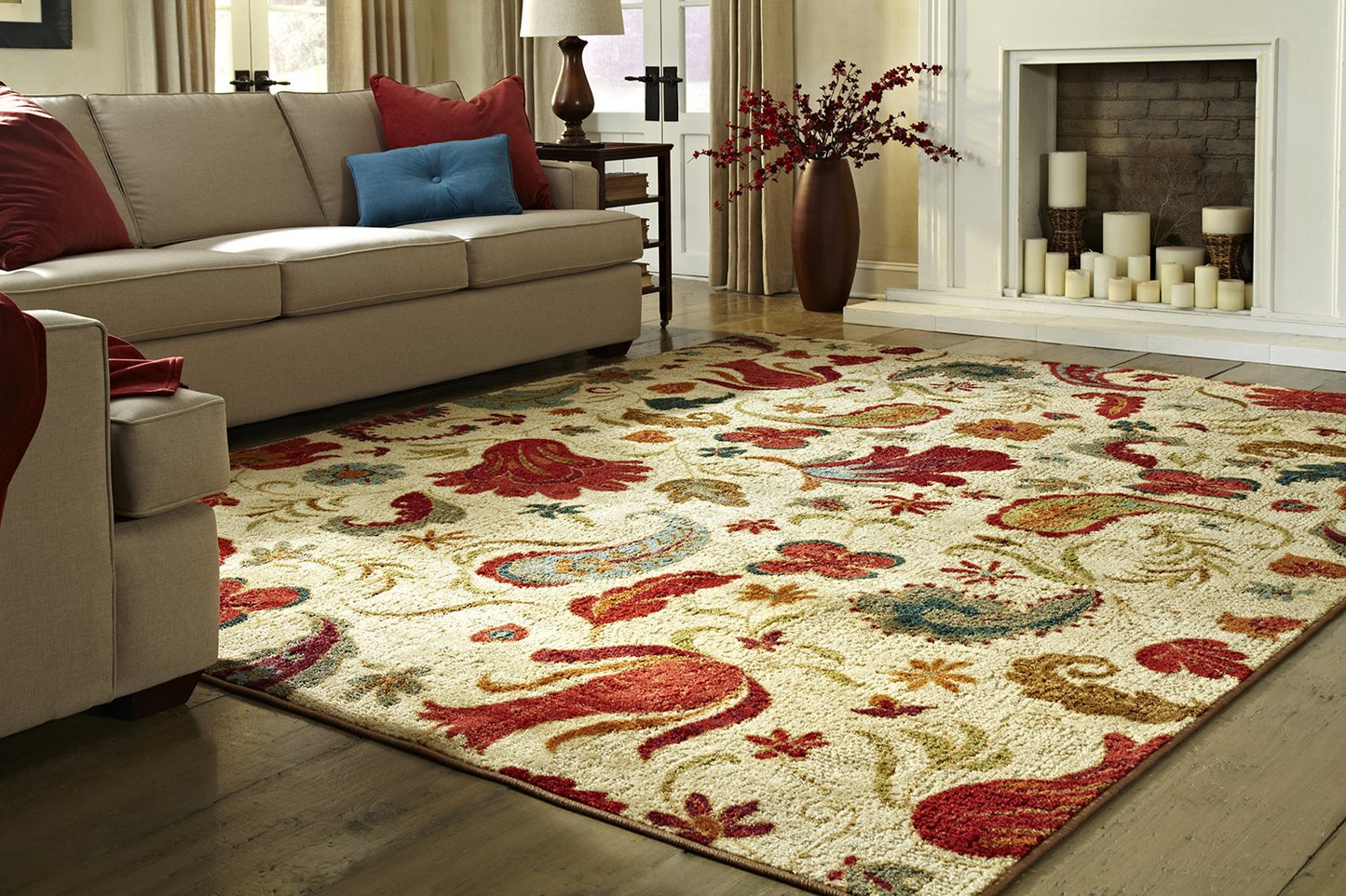 Strata Tropical Acres Paisley Floral CLP1510045TM Rug
