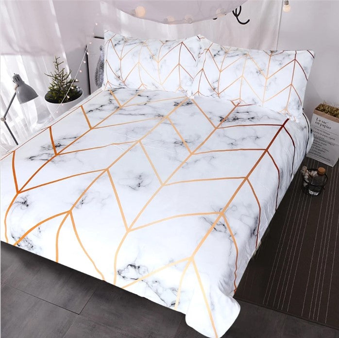 Stylish Marble Texture CLH1510205B Bedding Sets