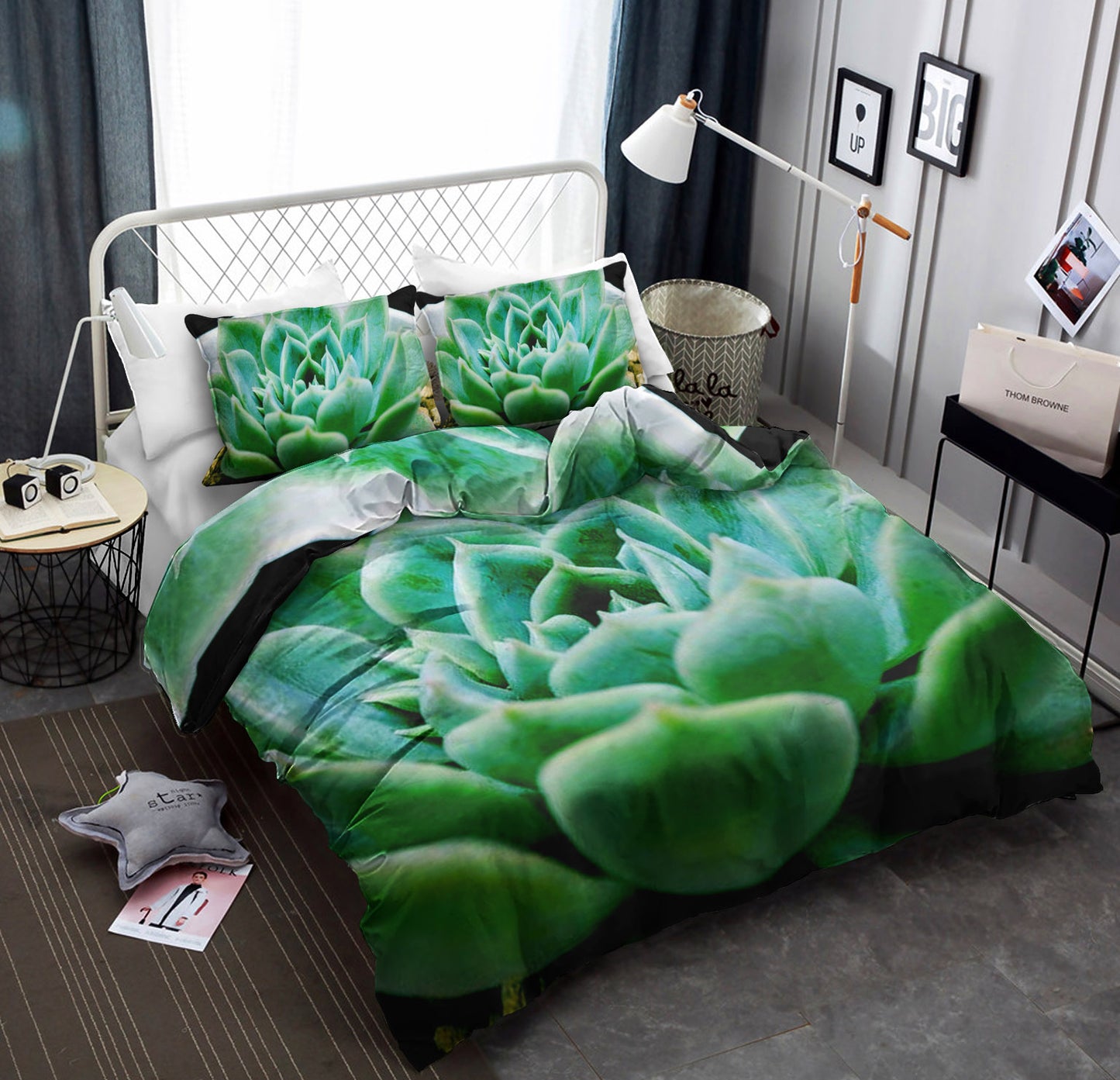 Succulent Plants CL1008108MD Bedding Sets