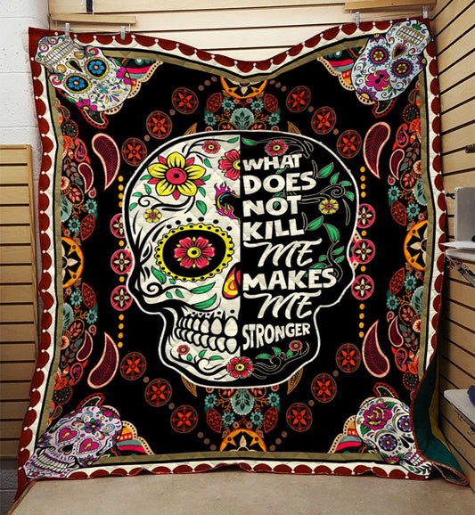 Sugar Skull Quilt Blanket TM041108