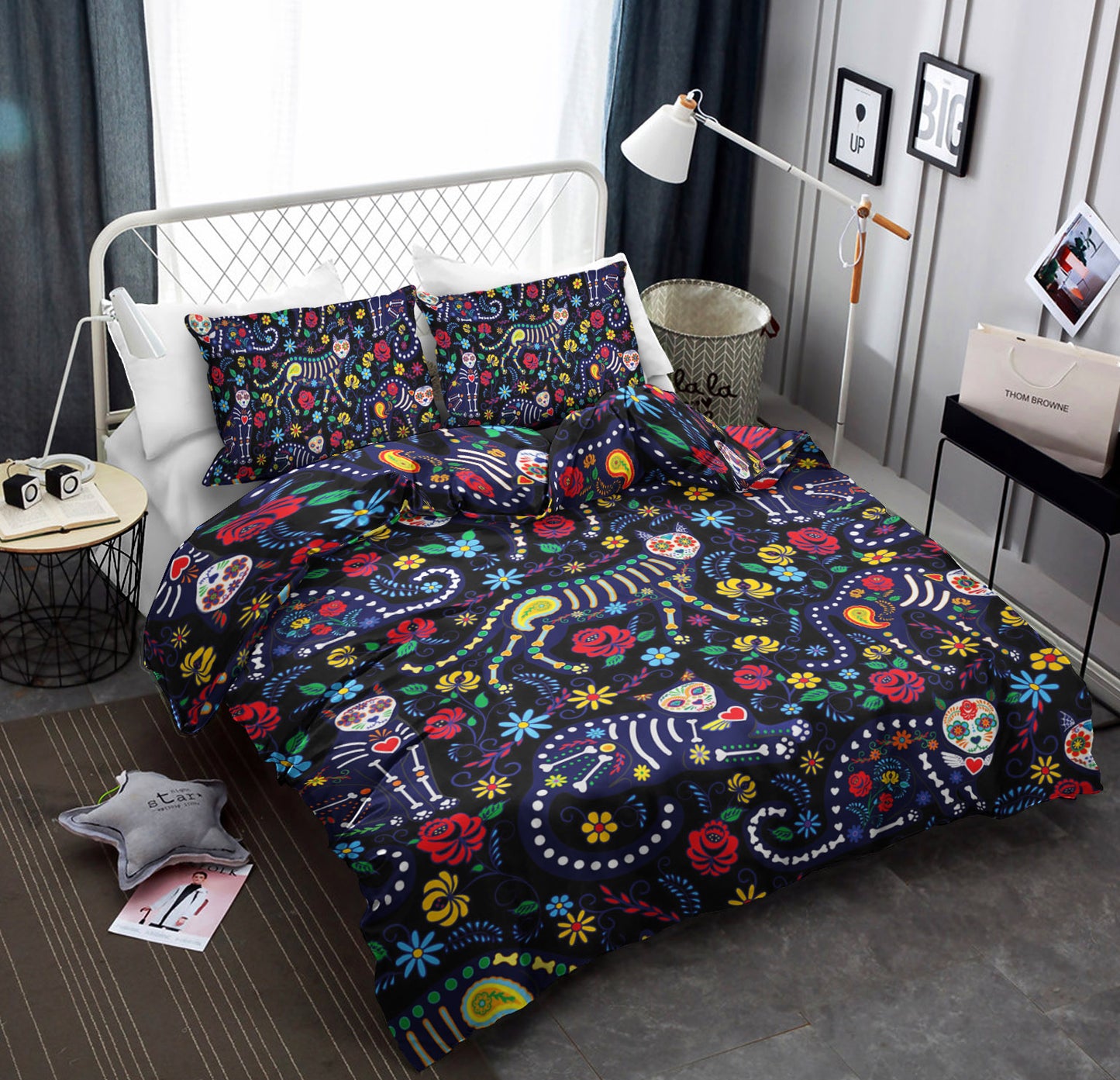 Sugar Skull CLA19100122B Bedding Sets