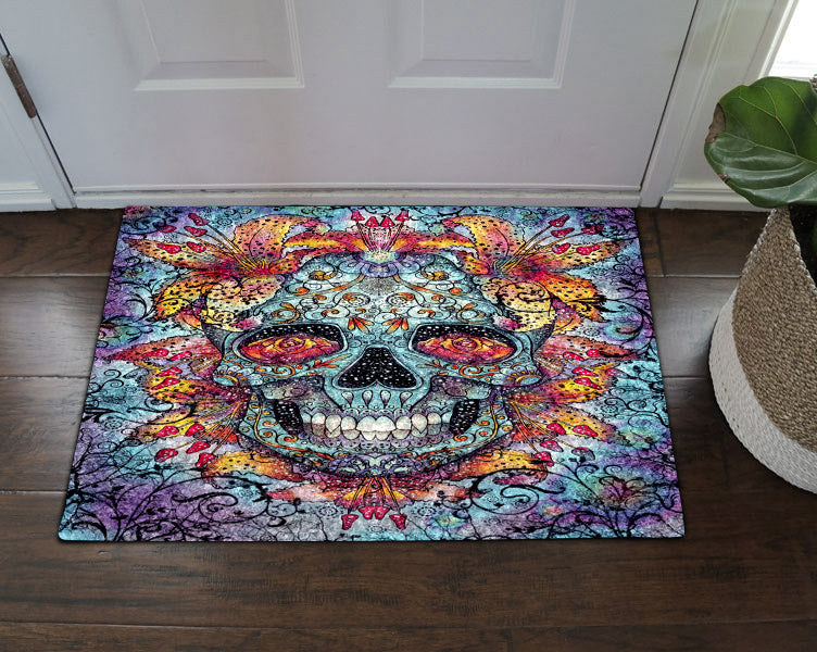 Sugar Skull NT18100156D Non-slip Door mats