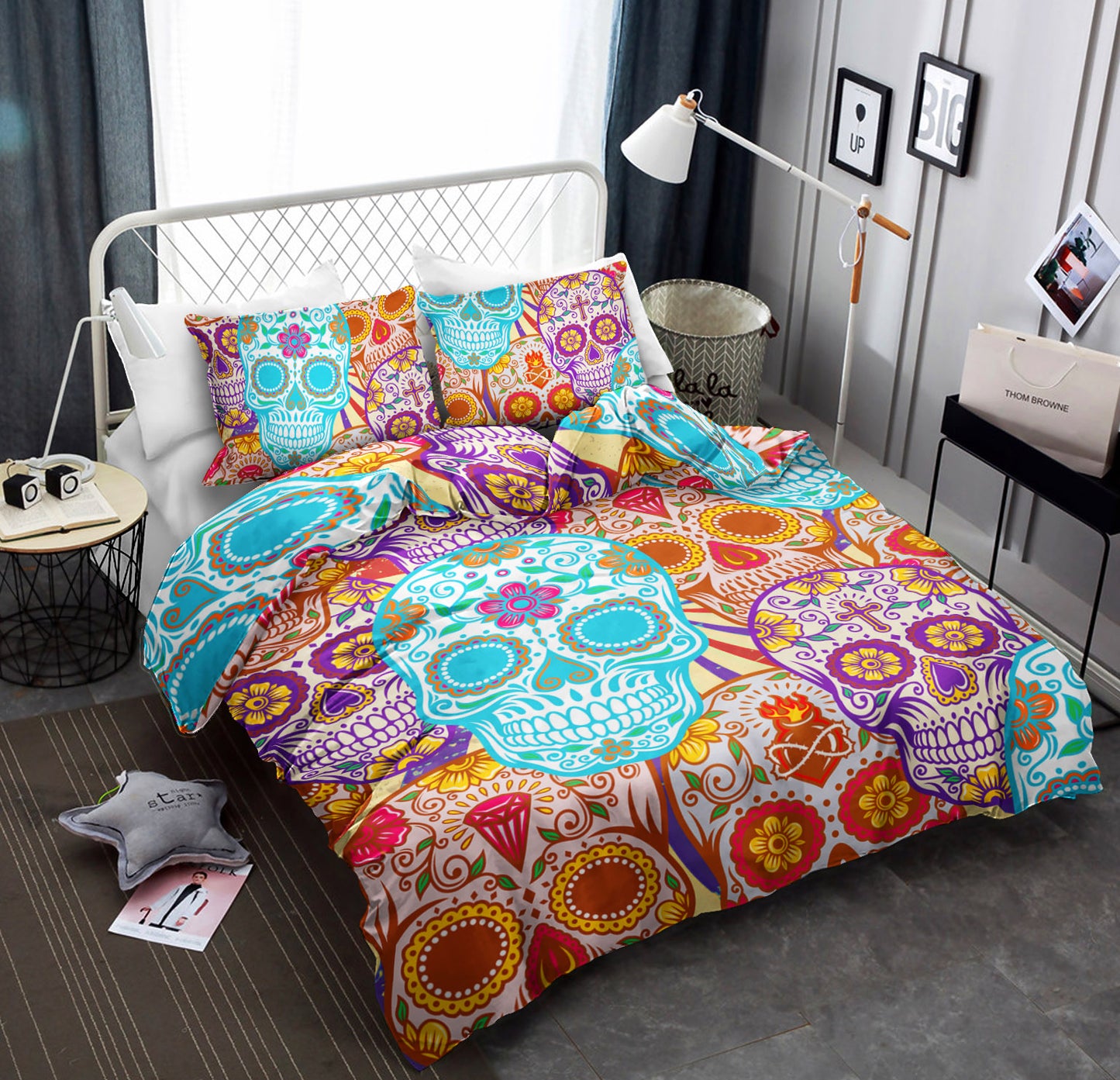 Sugar Skulls CLA19100327B Bedding Sets