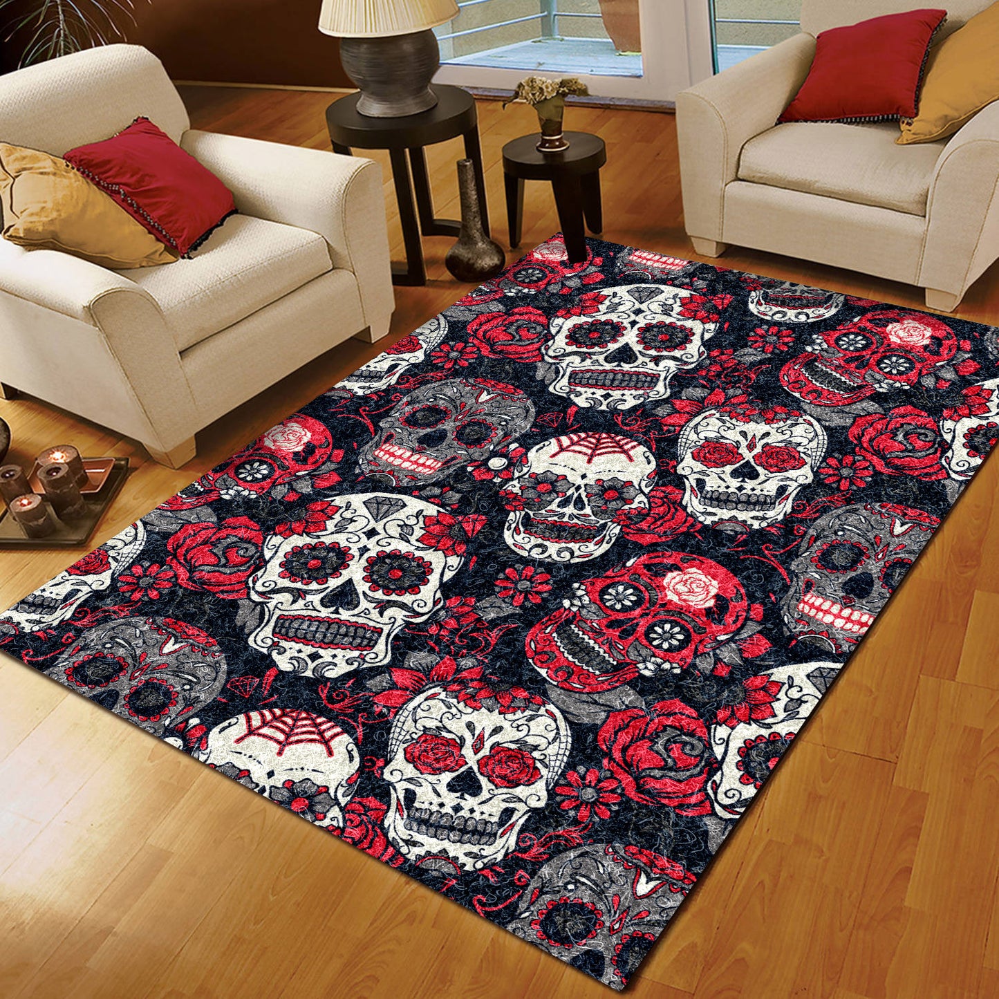 Sugar skull BT200861R Rug