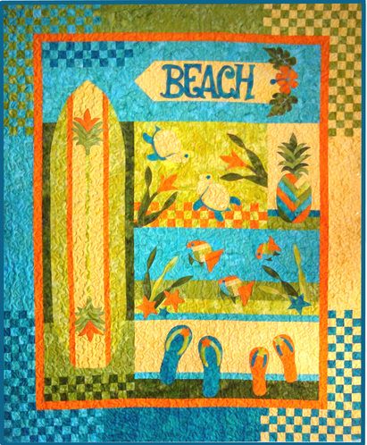 Summer Beach CLA2810467Q Quilt Blanket