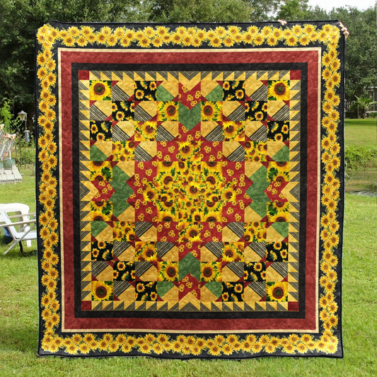 Summer Sunflower Quilt Blanket MT290601D