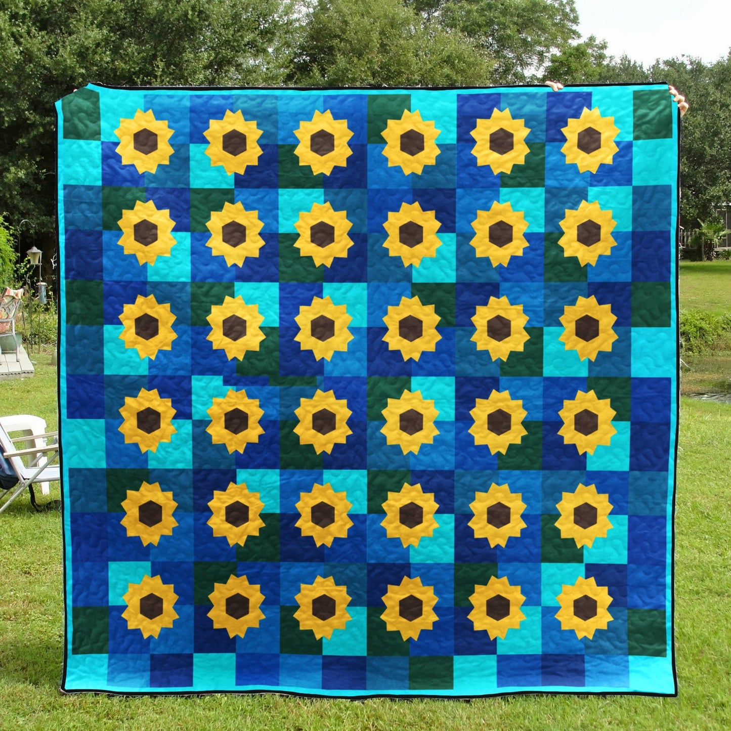 Summer Sunflower HM141009D Quilt Blanket