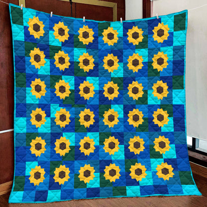 Summer Sunflower HM141009D Quilt Blanket