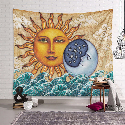 Sun And Moon CLP070836 Decorative Wall Hanging Tapestry