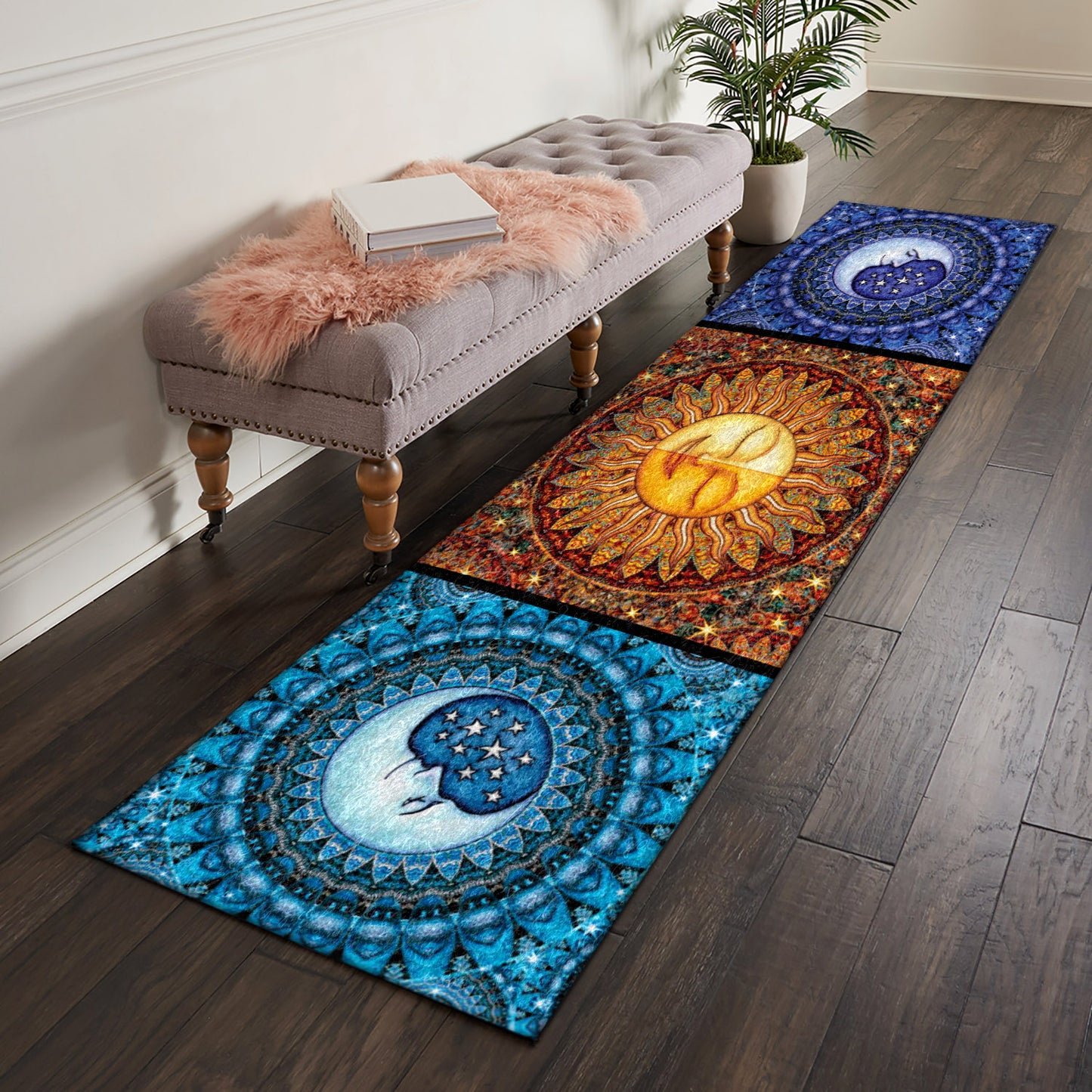 Sun And Moon Celestial HT240955N Runner Rug