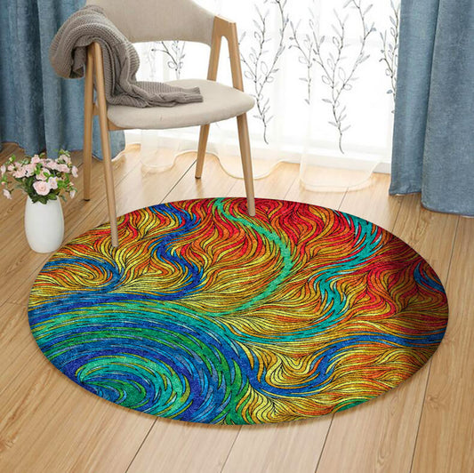 Sun Art DT1910139TM Round Area Rug