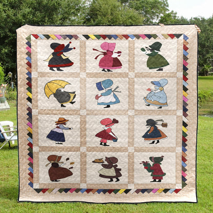 Sunbonnet CLA0910658Q Quilt Blanket