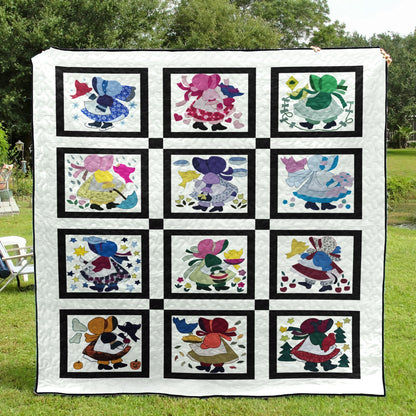 Sunbonnet Sue CLA0910660Q Quilt Blanket