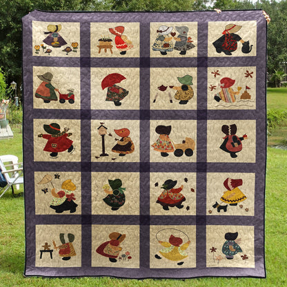 Sunbonnet Sue CLA0910661Q Art Quilt