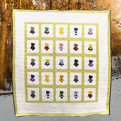 Sunbonnet Sue CLM0612633Q Quilt Blanket