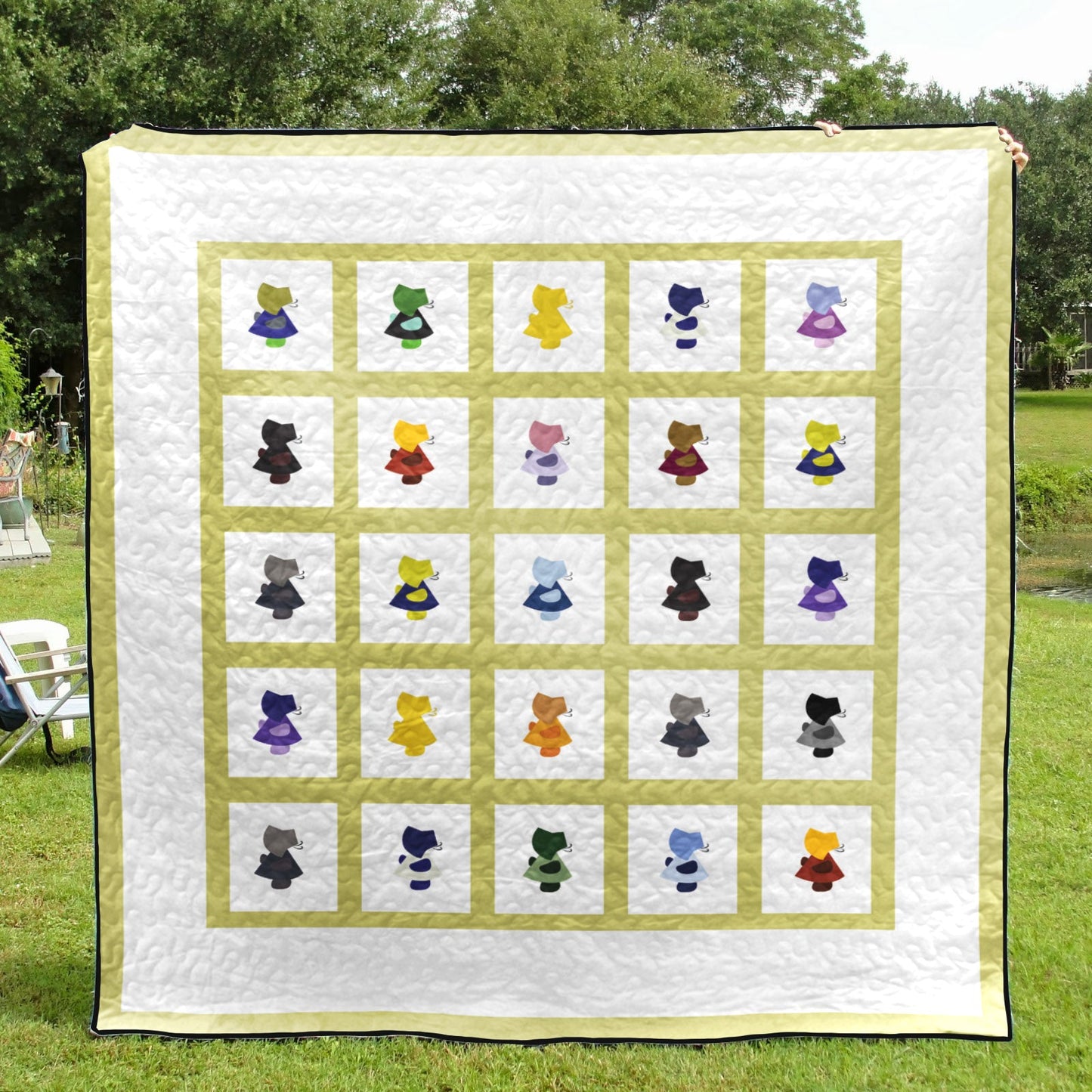 Sunbonnet Sue CLM0612633Q Quilt Blanket