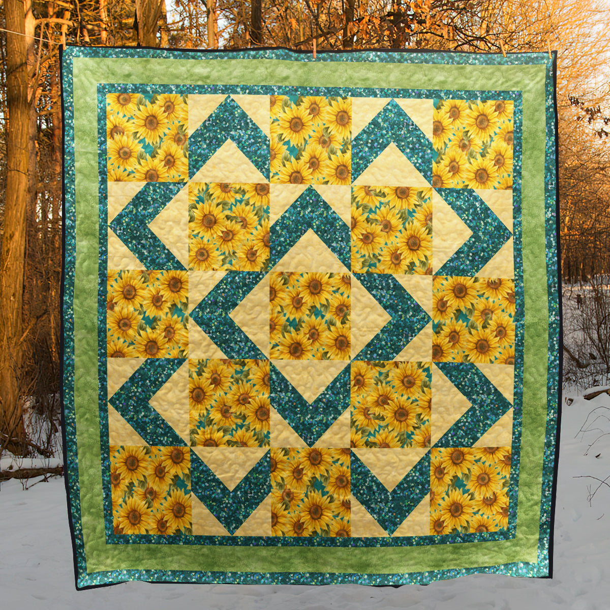 Sunflower Quilt Blanket MT290602D