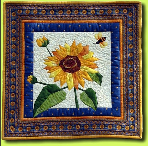 Sunflower And Bee CLM3010118 Quilt Blanket