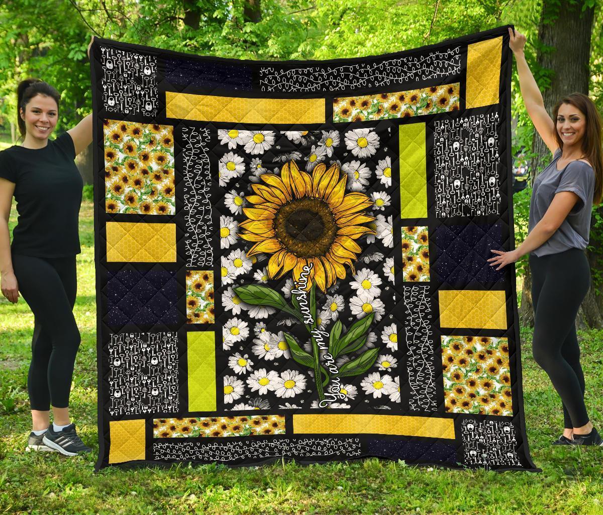Sunflower CL09100134MDQ Quilt Blanket