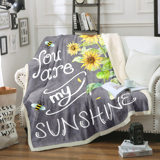 Sunflower CL1208163MD Sherpa Fleece Blanket