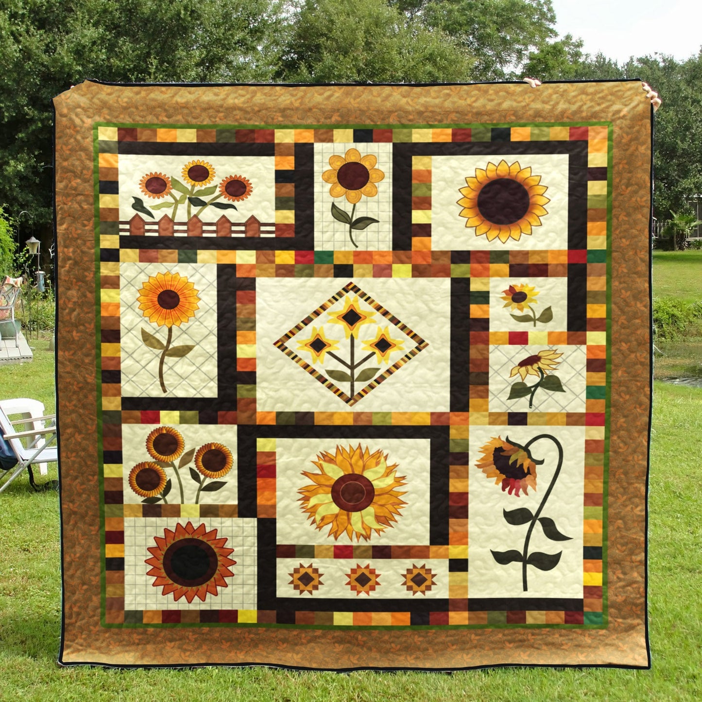 Sunflower CLA0710685Q Quilt Blanket