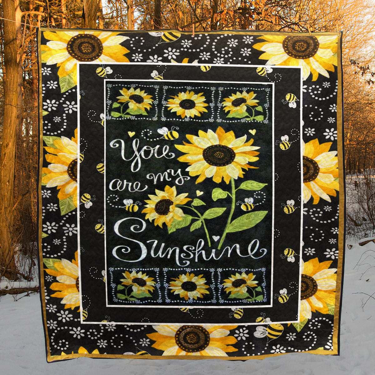 Sunflower CLA0710714Q Quilt Blanket