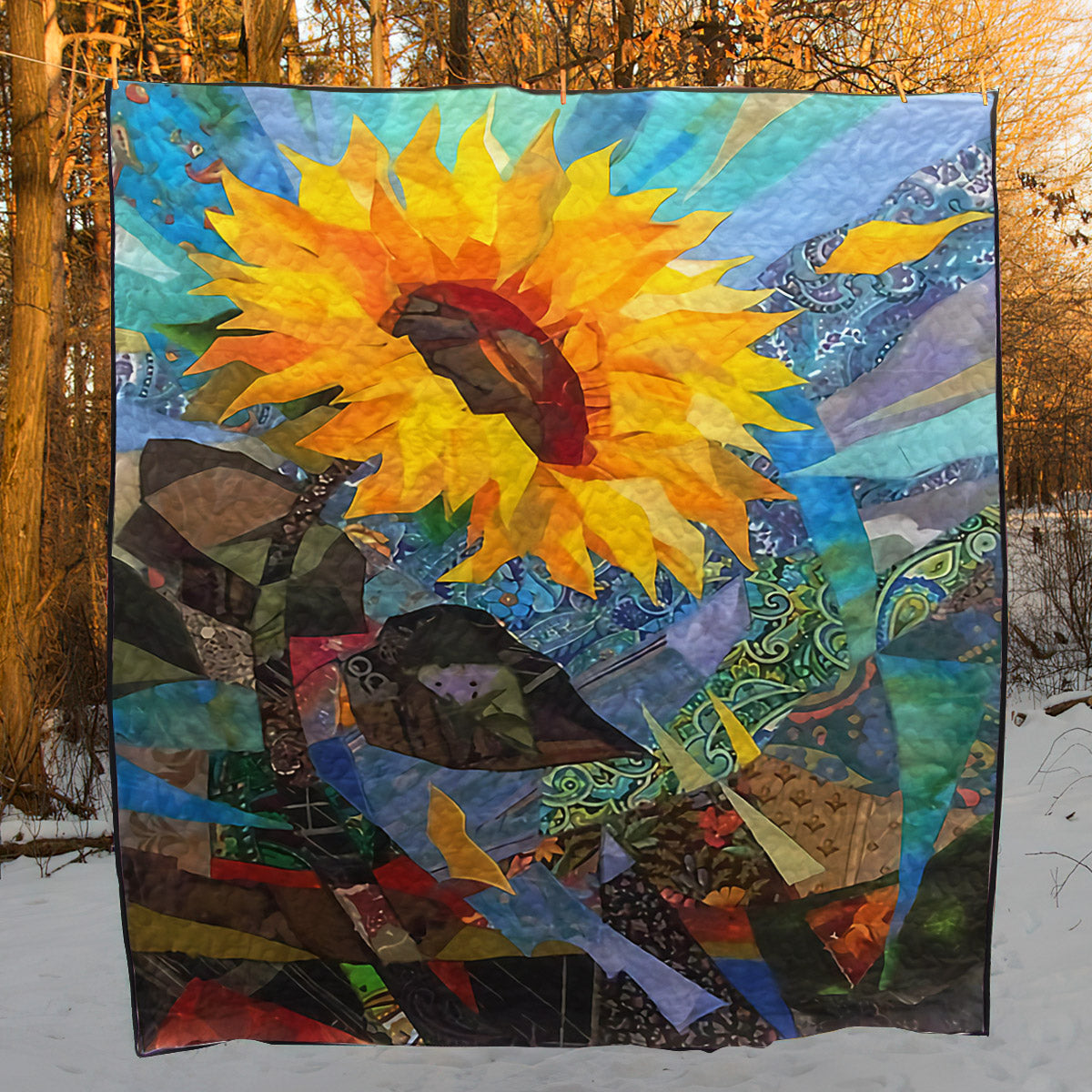 Sunflower CLA0710717Q Quilt Blanket