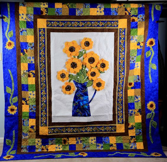 Sunflower CLA0910678Q Quilt Blanket