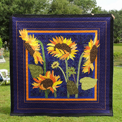 Sunflower CLA1710545Q Quilt Blanket