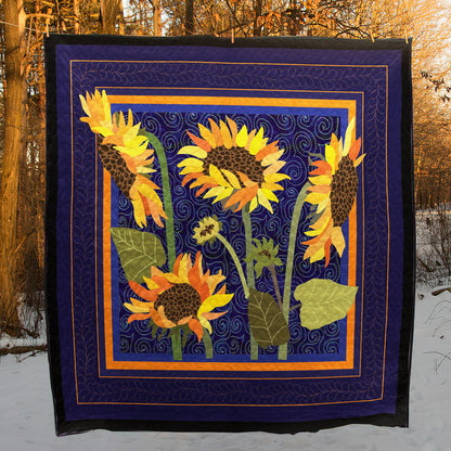 Sunflower CLA1710545Q Quilt Blanket