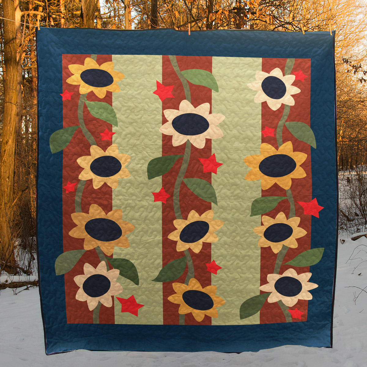 Sunflower CLA1710550Q Quilt Blanket