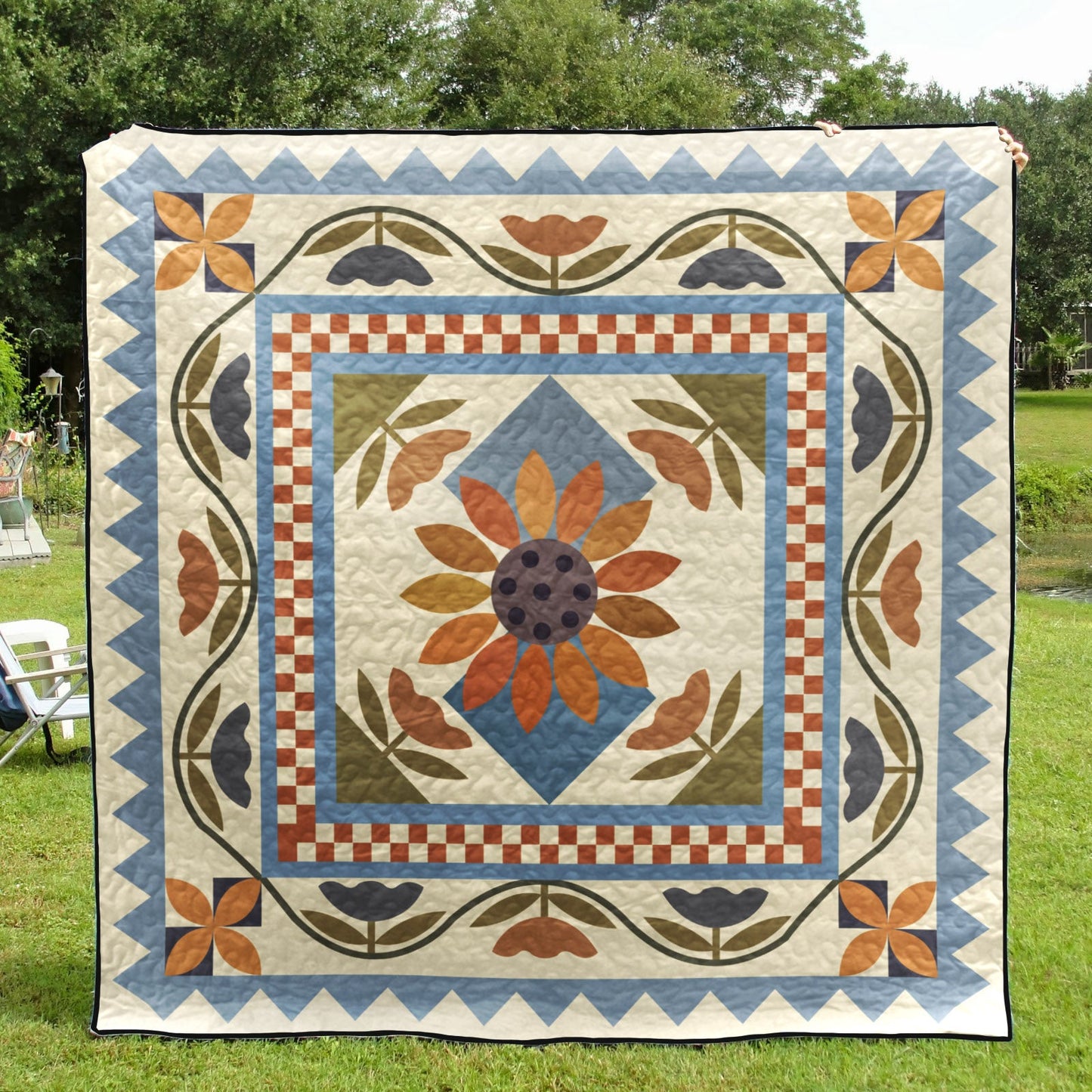 Sunflower CLD240697 Quilt Blanket