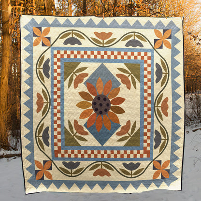 Sunflower CLD240697 Quilt Blanket