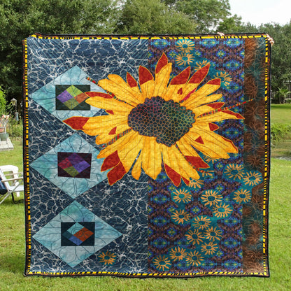 Sunflower CLM010767 Quilt Blanket