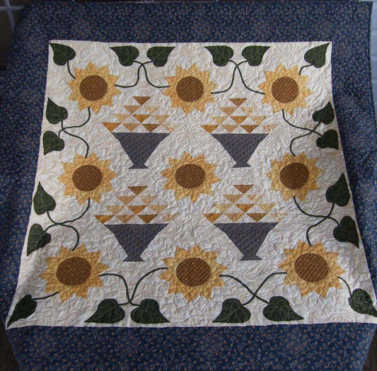 Sunflower CLM020736 Quilt Blanket