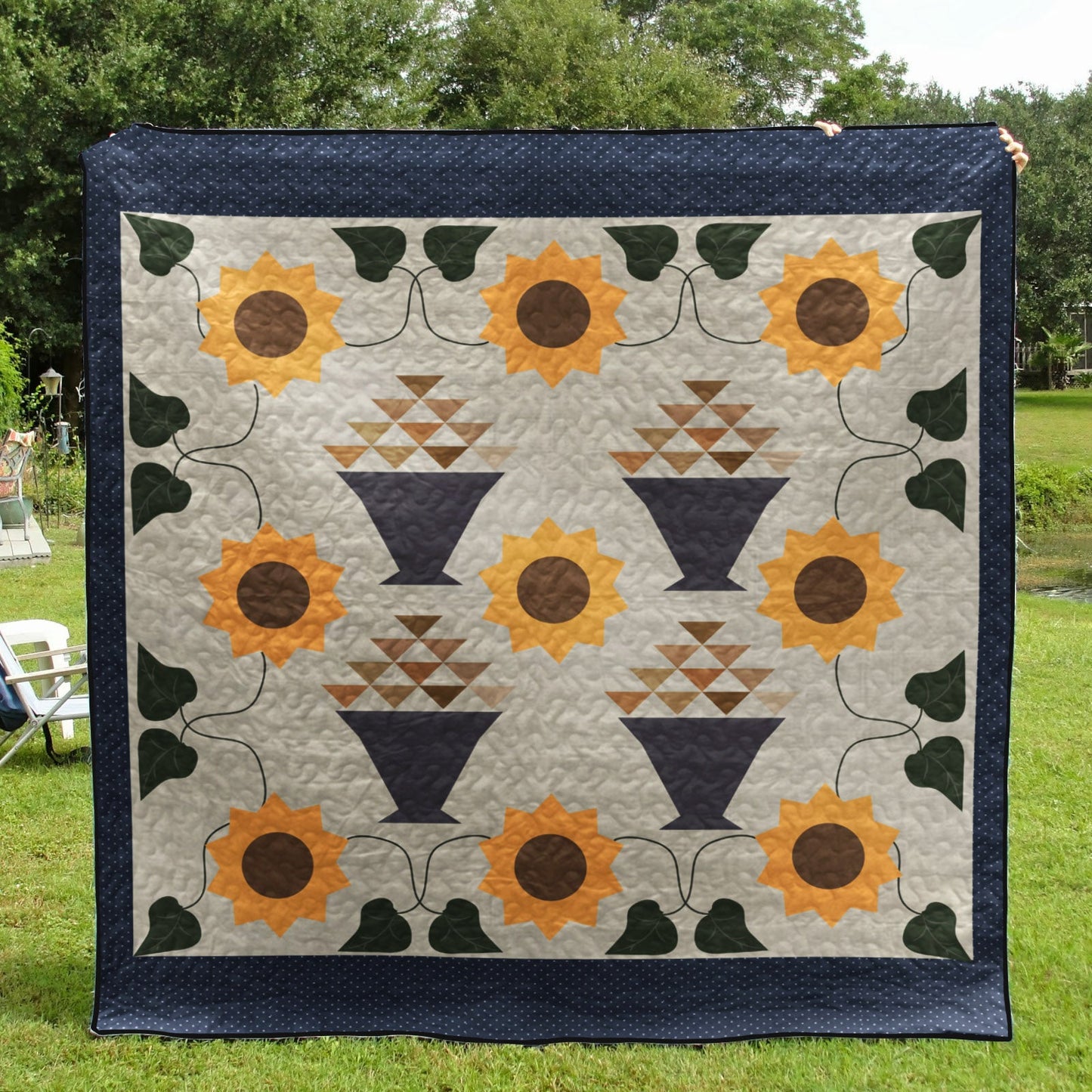 Sunflower CLM020736 Quilt Blanket