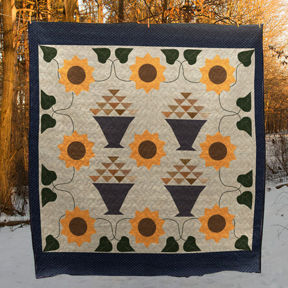 Sunflower CLM020736 Quilt Blanket