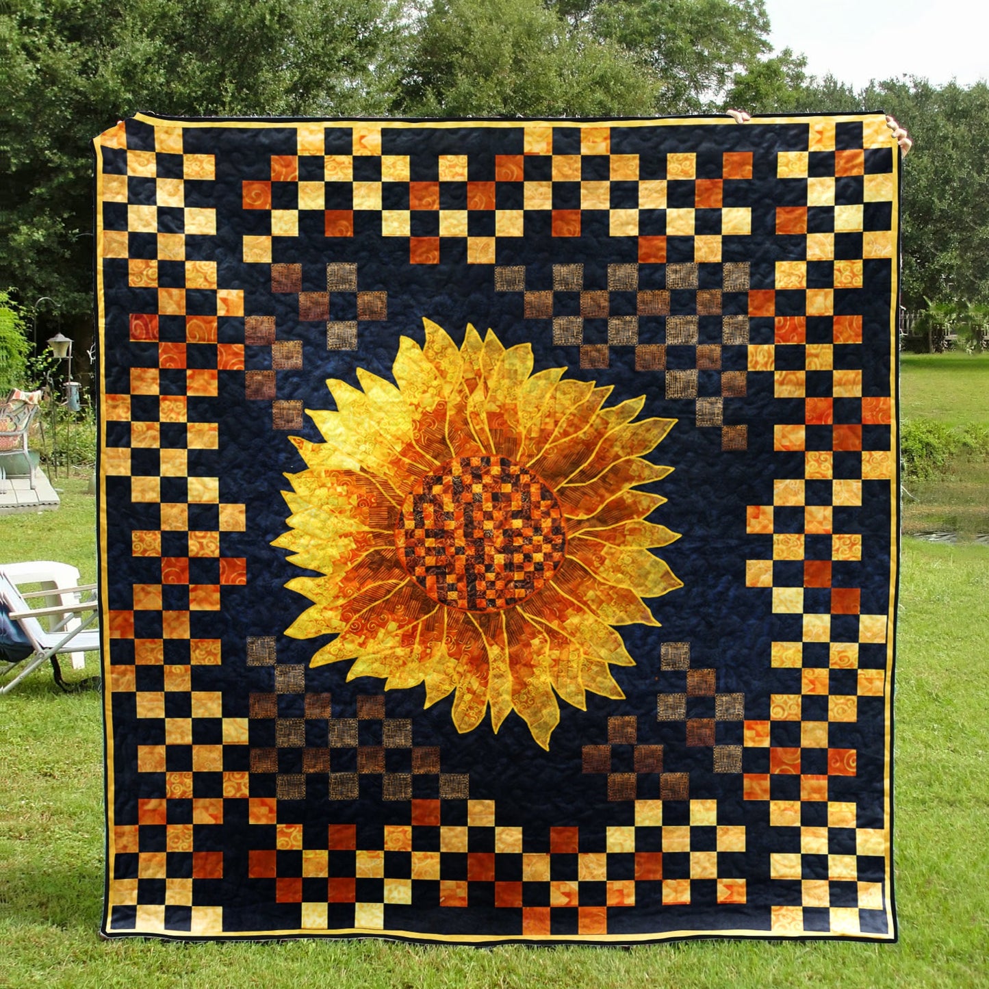 Sunflower CLM020738 Quilt Blanket