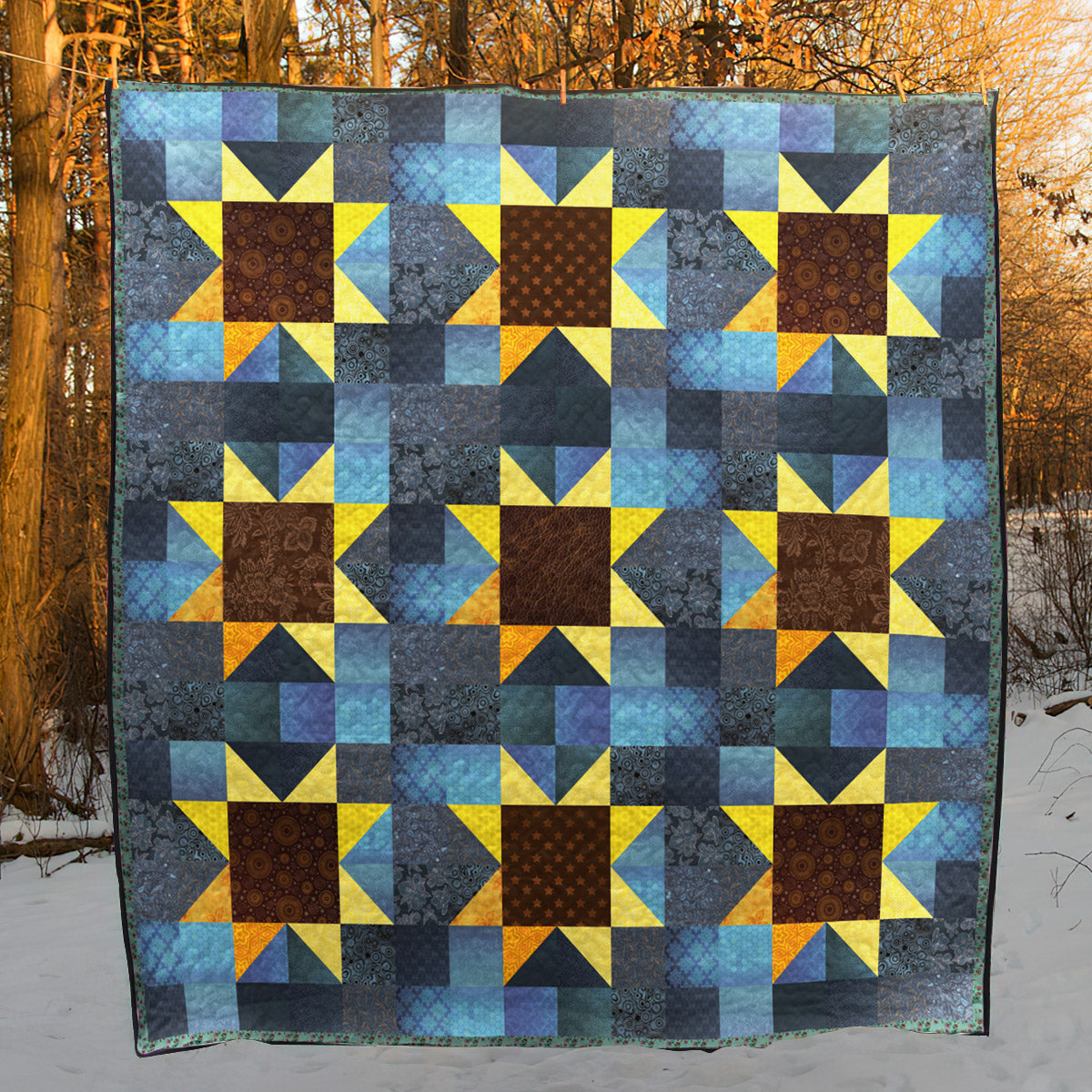 Sunflower CLM0711438 Quilt Blanket