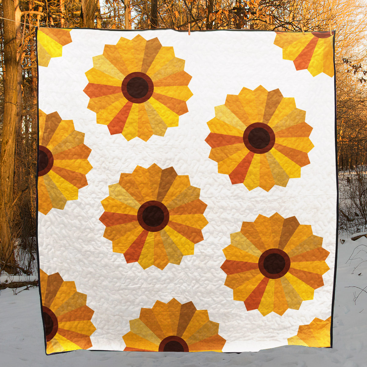 Sunflower CLM1410084 Quilt Blanket