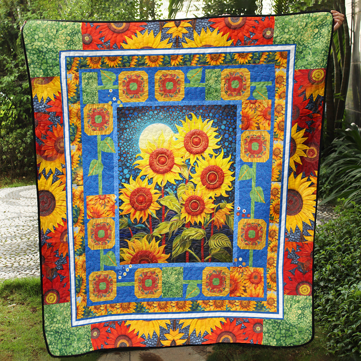 Sunflower Dream Art Quilt HN090704M