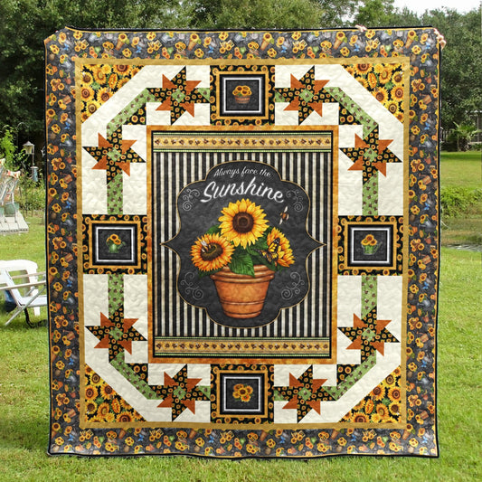 Sunflower Love Quilt Blanket MT300603D