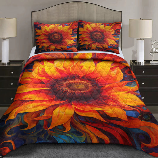 Sunflower Quilt Bedding Set HM0909010