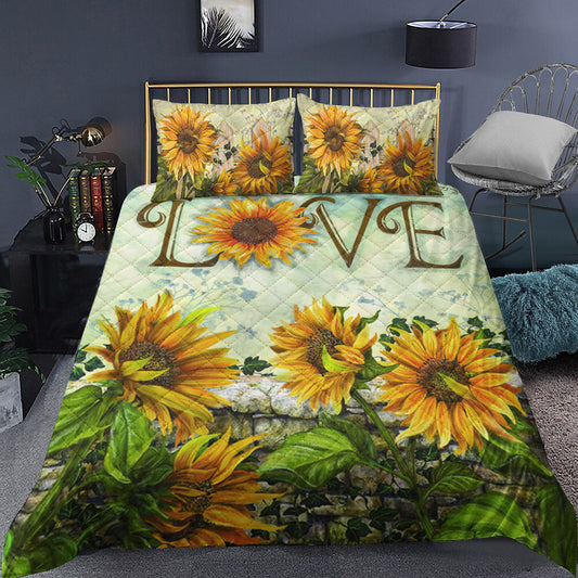 Sunflower Quilt Bedding Set MN2009003