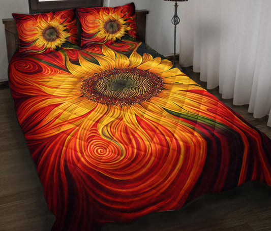 Sunflower Quilt Bedding Set TL090913