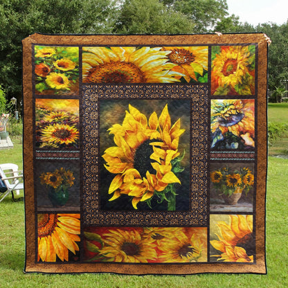 Sunflower TD2809850 Quilt Blanket