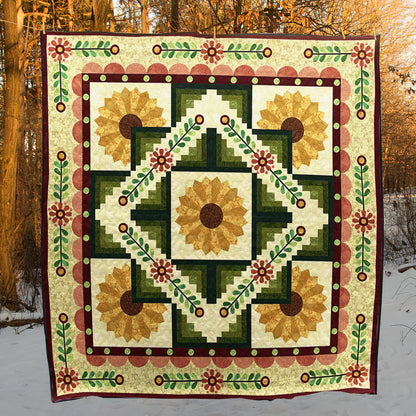 Sunflower TN240629 Art Quilt