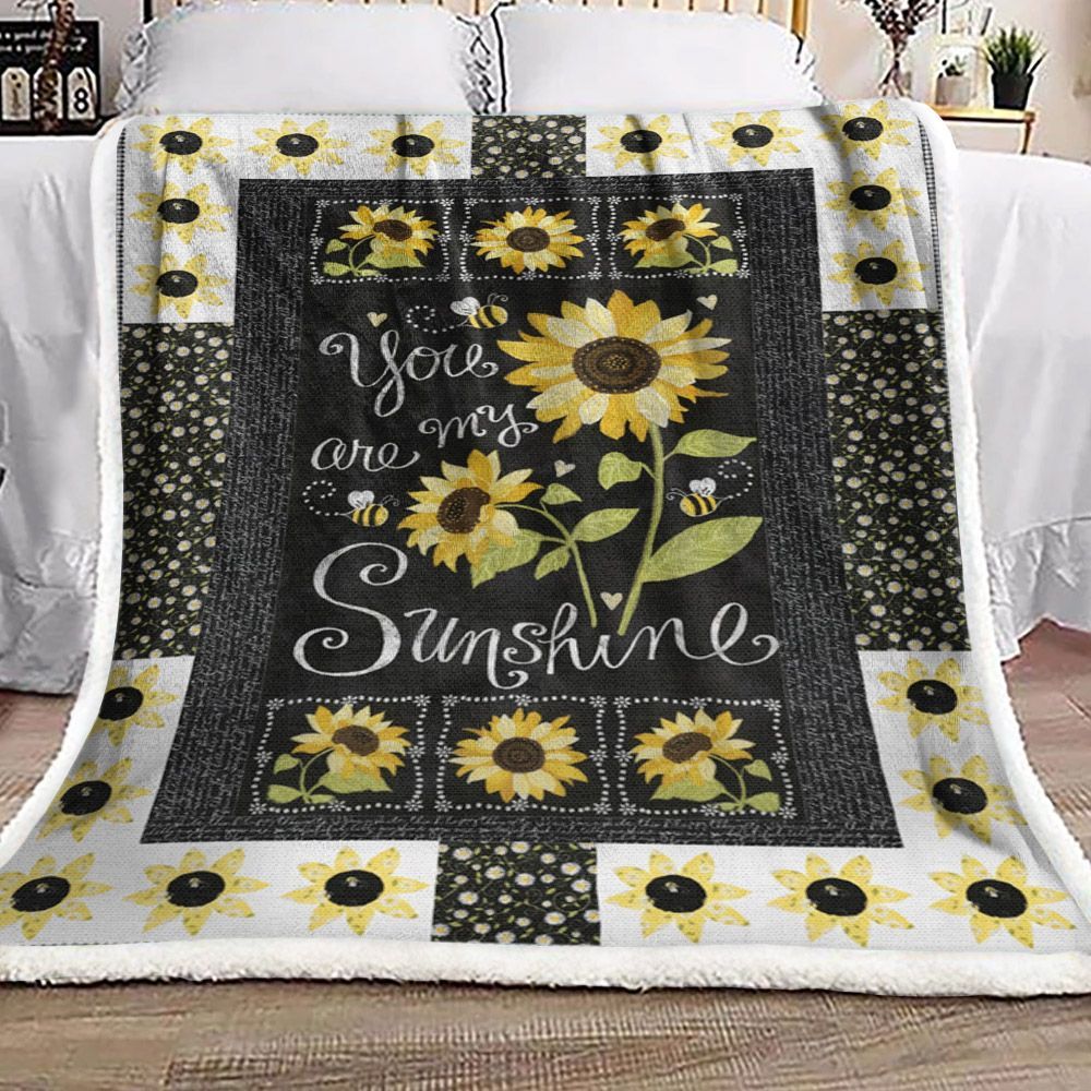 Sunflower VD2509124F Sherpa Fleece Blanket